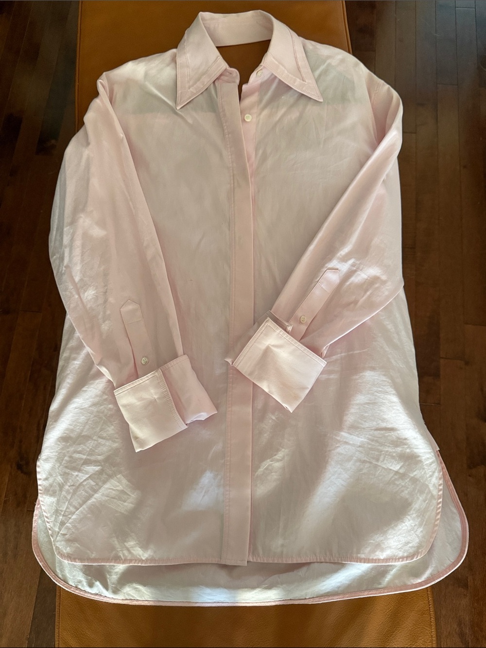 Helmut Lang Pale Pink Button-Down Shirt